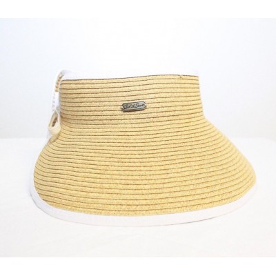 Sun 'N’ Sand Bare Necessity 's Paperbraid RollUp Packable Sun Visor Hat  eb-94693139
